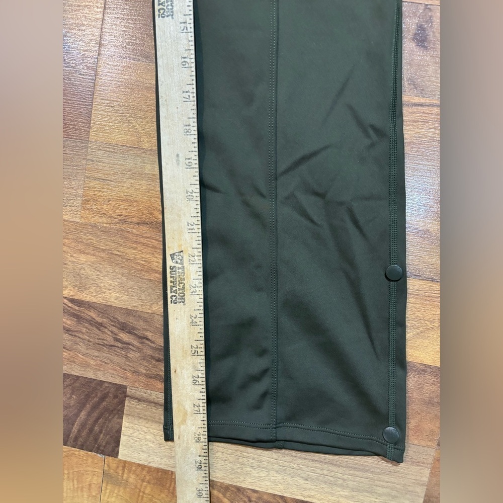 Halara Play It My Way Pants Olive Green XL Flare High Rise Stretch NWT - Picture 4 of 6